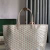 GOYARD Saint Louis PM Tote Bag Claire Voie Greige Turquois