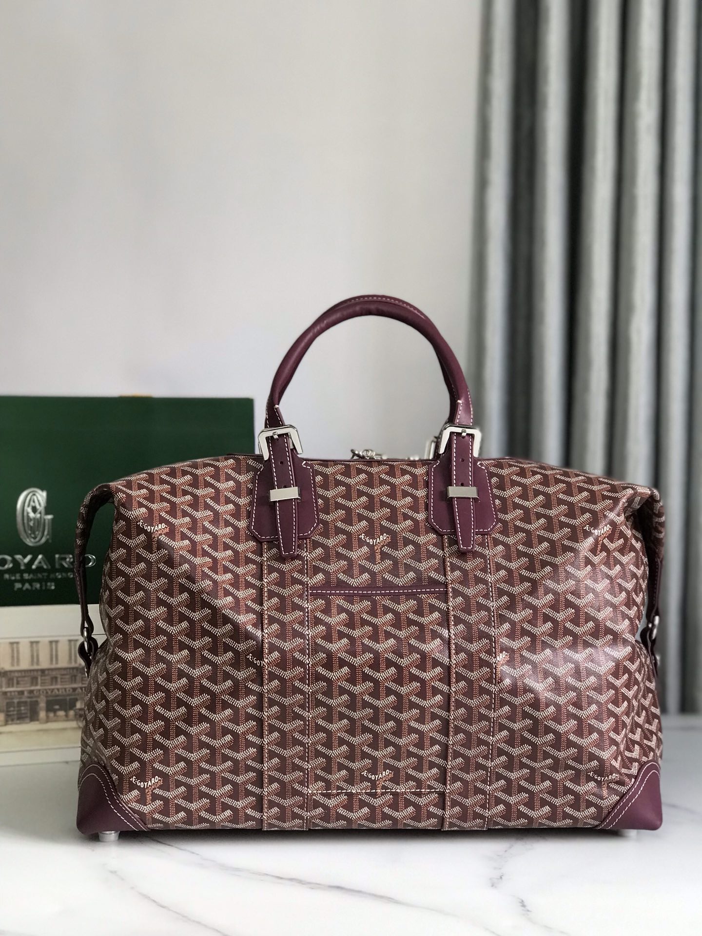 GOYARD Goyardine Boeing 45 Burgundy 1645869