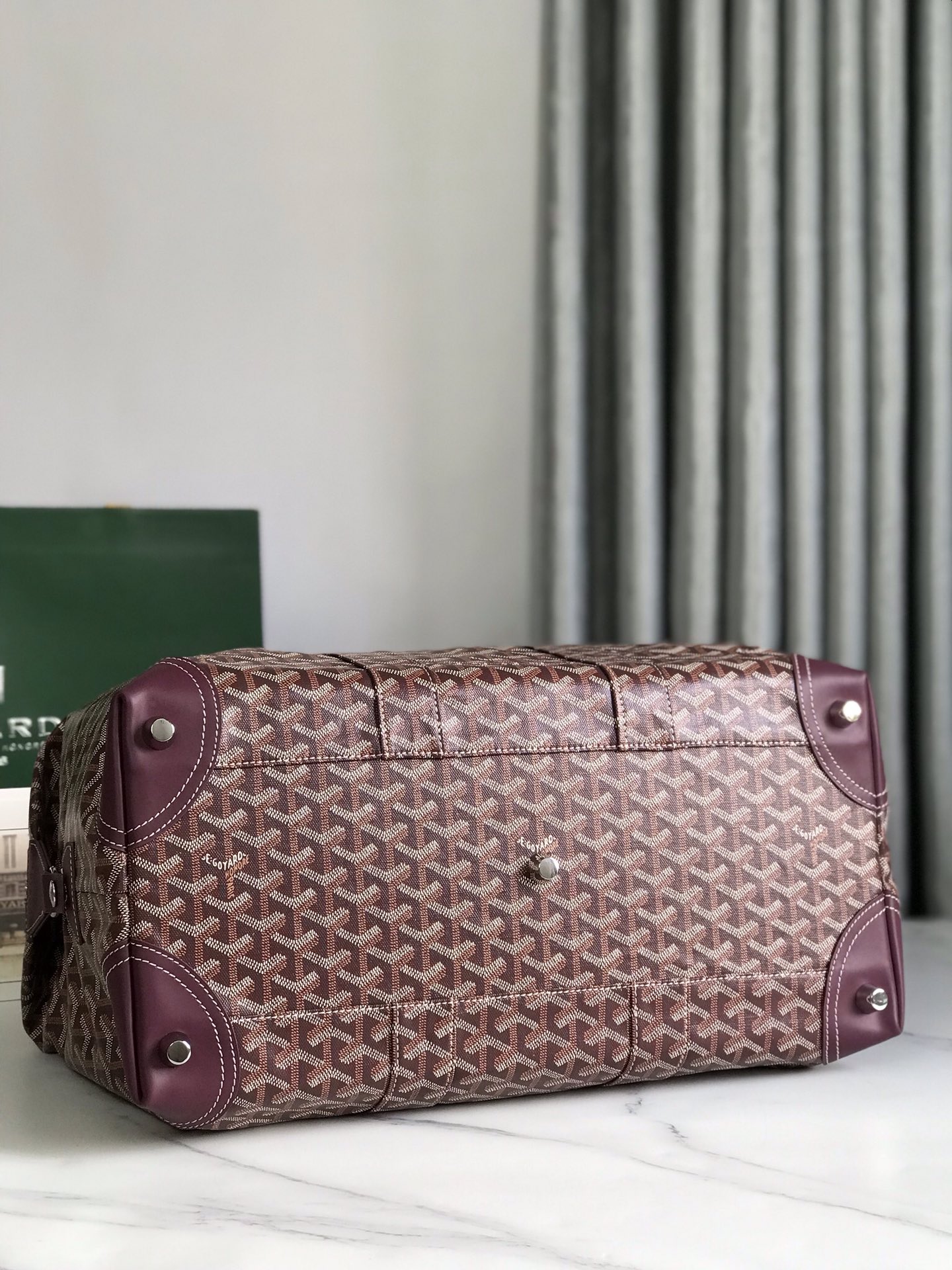 GOYARD Goyardine Boeing 45 Burgundy 1645869