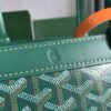 Goyard Tan Goyardine Coated Canvas and Leather bag green