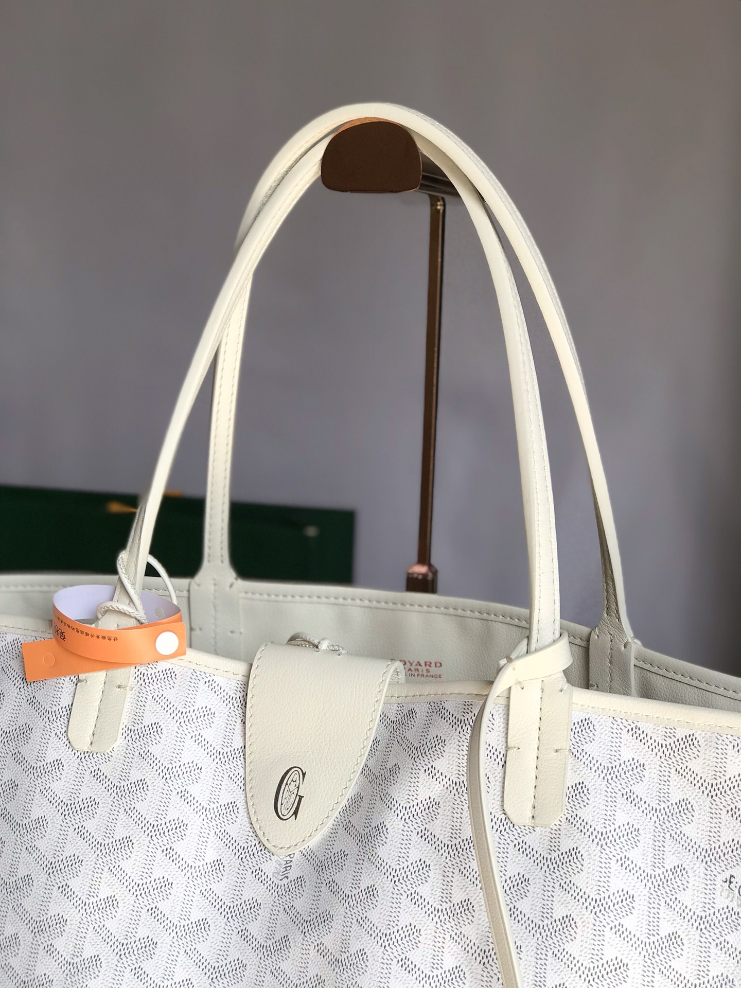 GOYARD Goyardine Saint Louis GM White 1670032