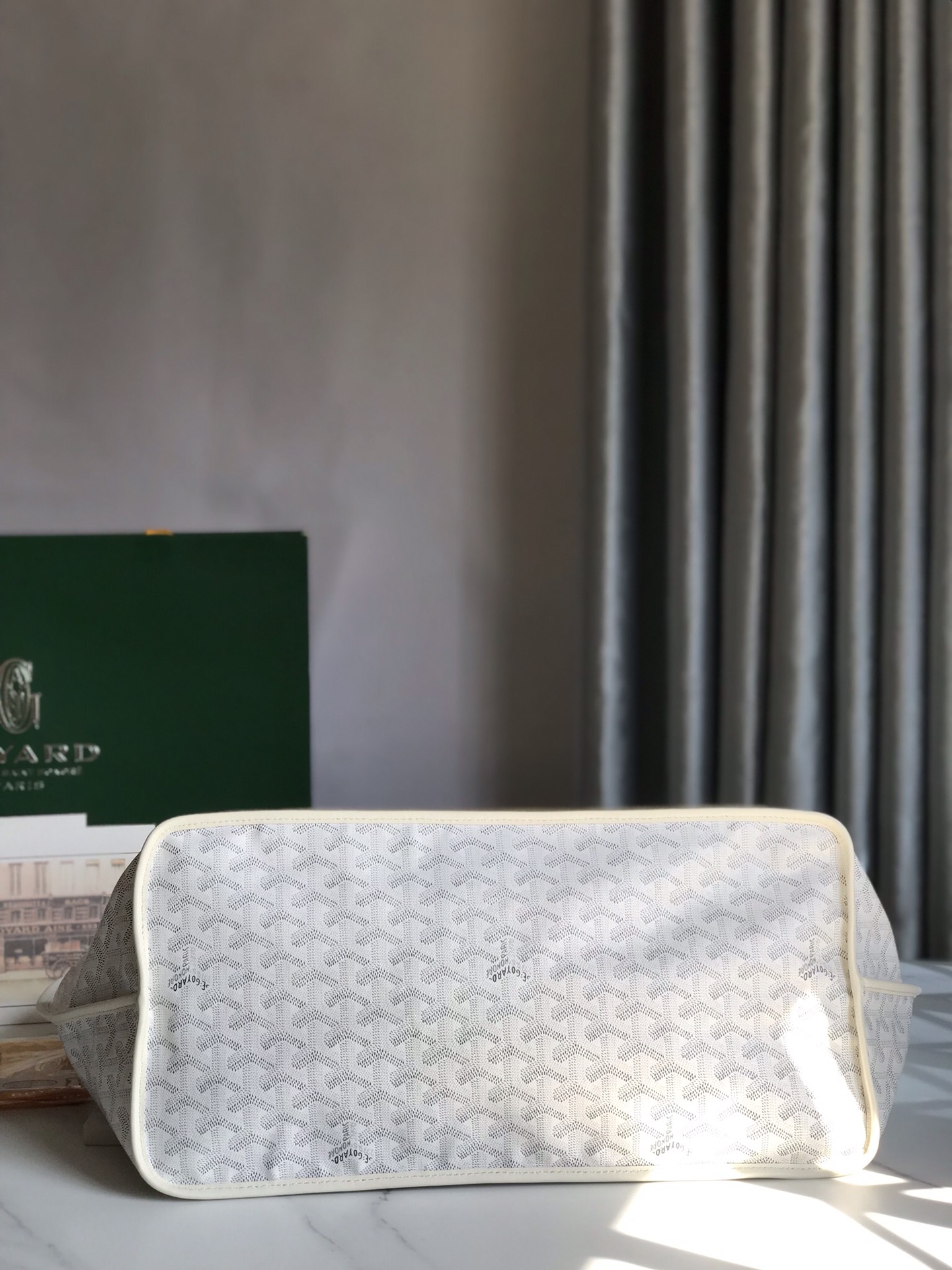 GOYARD Goyardine Saint Louis GM White 1670032