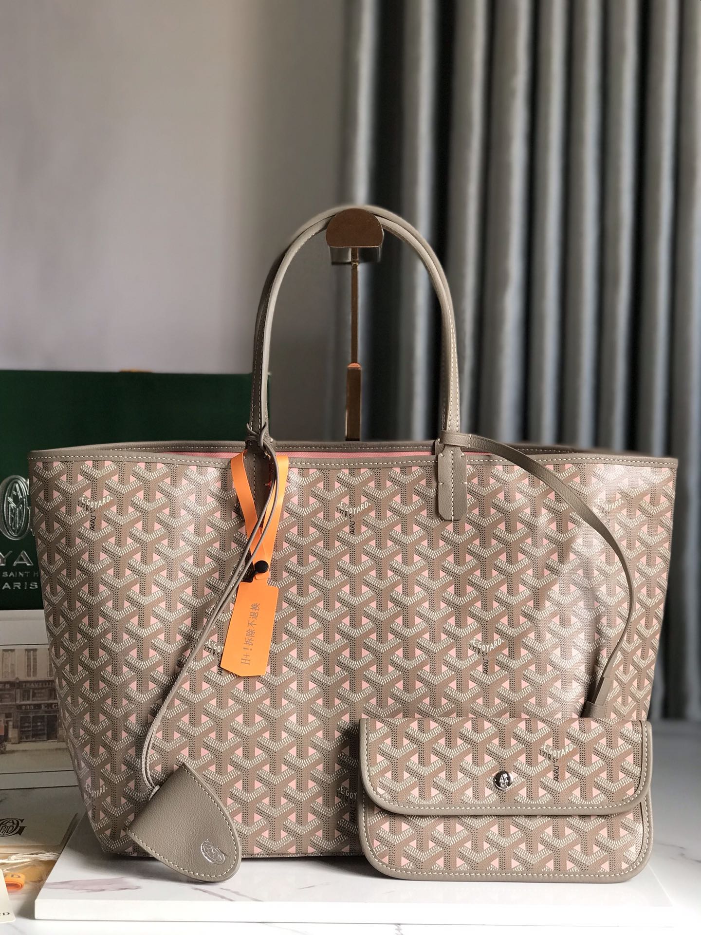 GOYARD Saint Louis PM Tote Bag Claire Voie Purse 2023