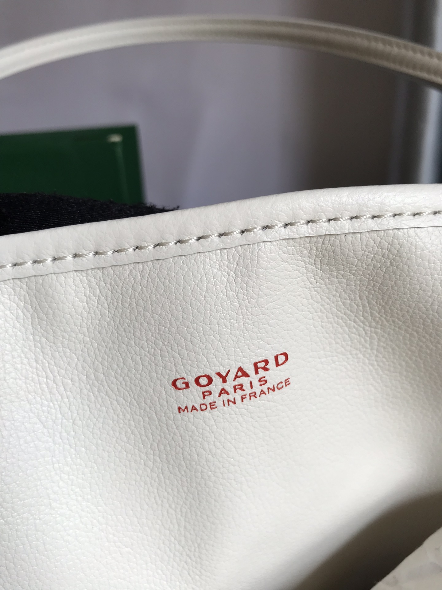 GOYARD Goyardine Saint Louis GM White 1670032