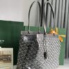 Goyard Tan Goyardine Coated Canvas and Leather bag black