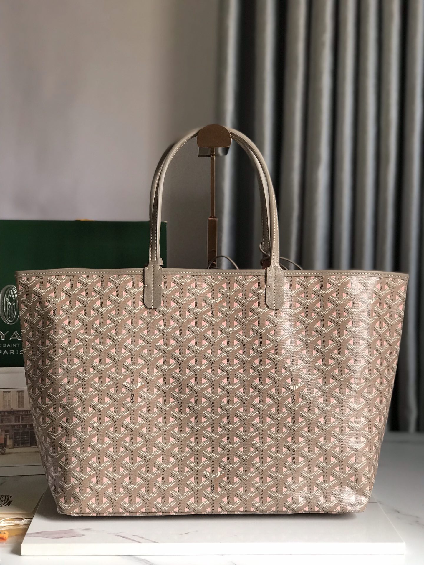 GOYARD Saint Louis PM Tote Bag Claire Voie Purse 2023
