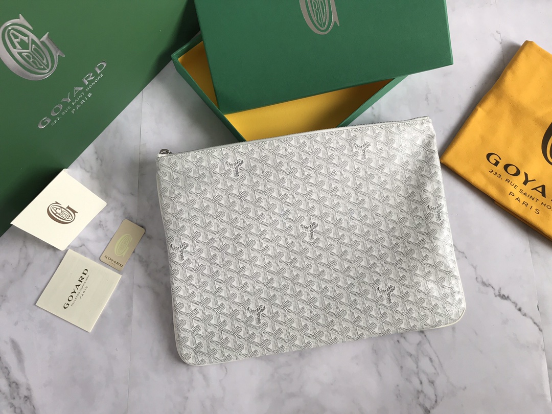 Goyard Sena MM White Cloth ref.2341783