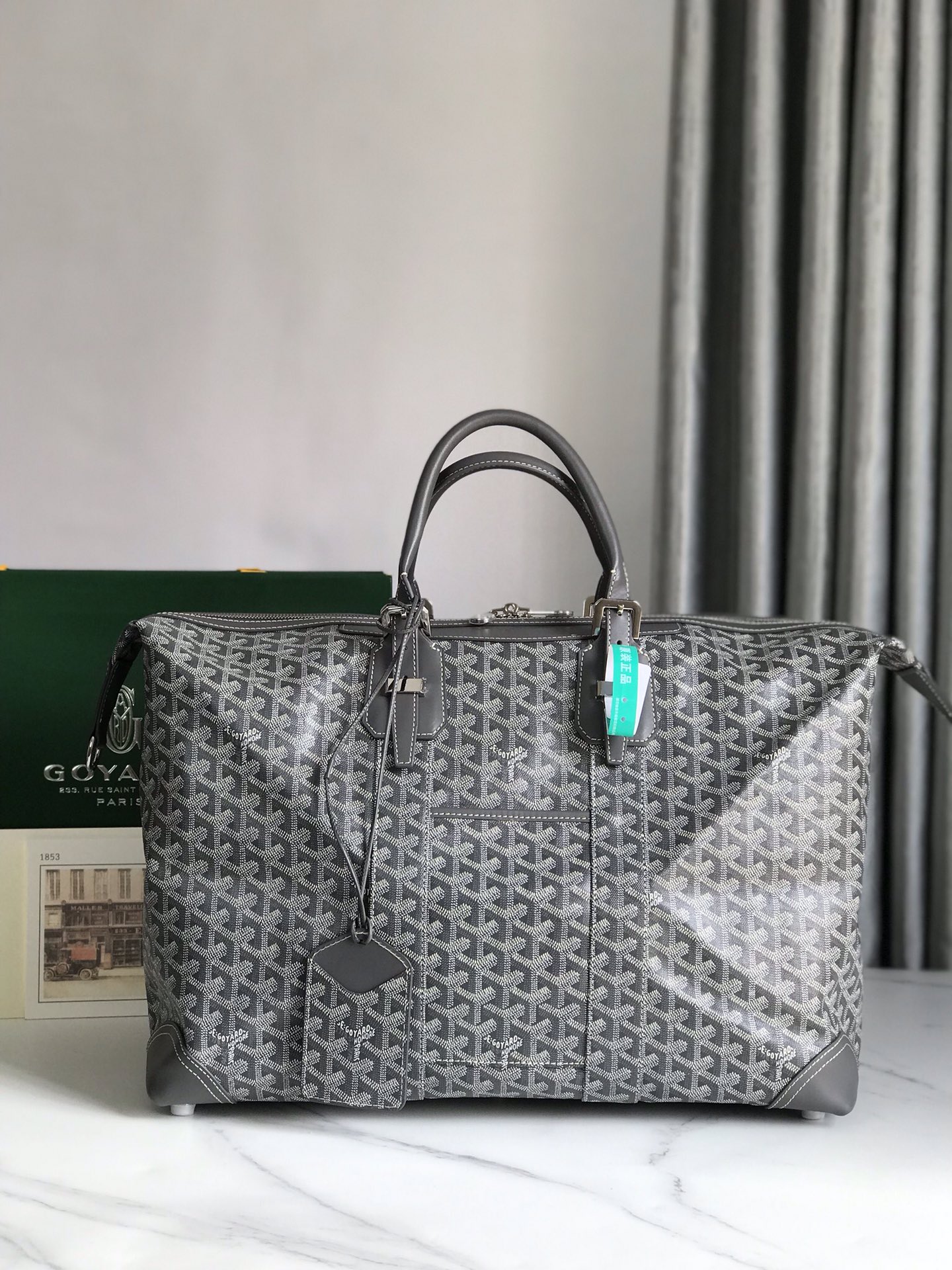 Goyard Boeing 45 Duffle Carry On Travel Bag Weekend Tote Luggage