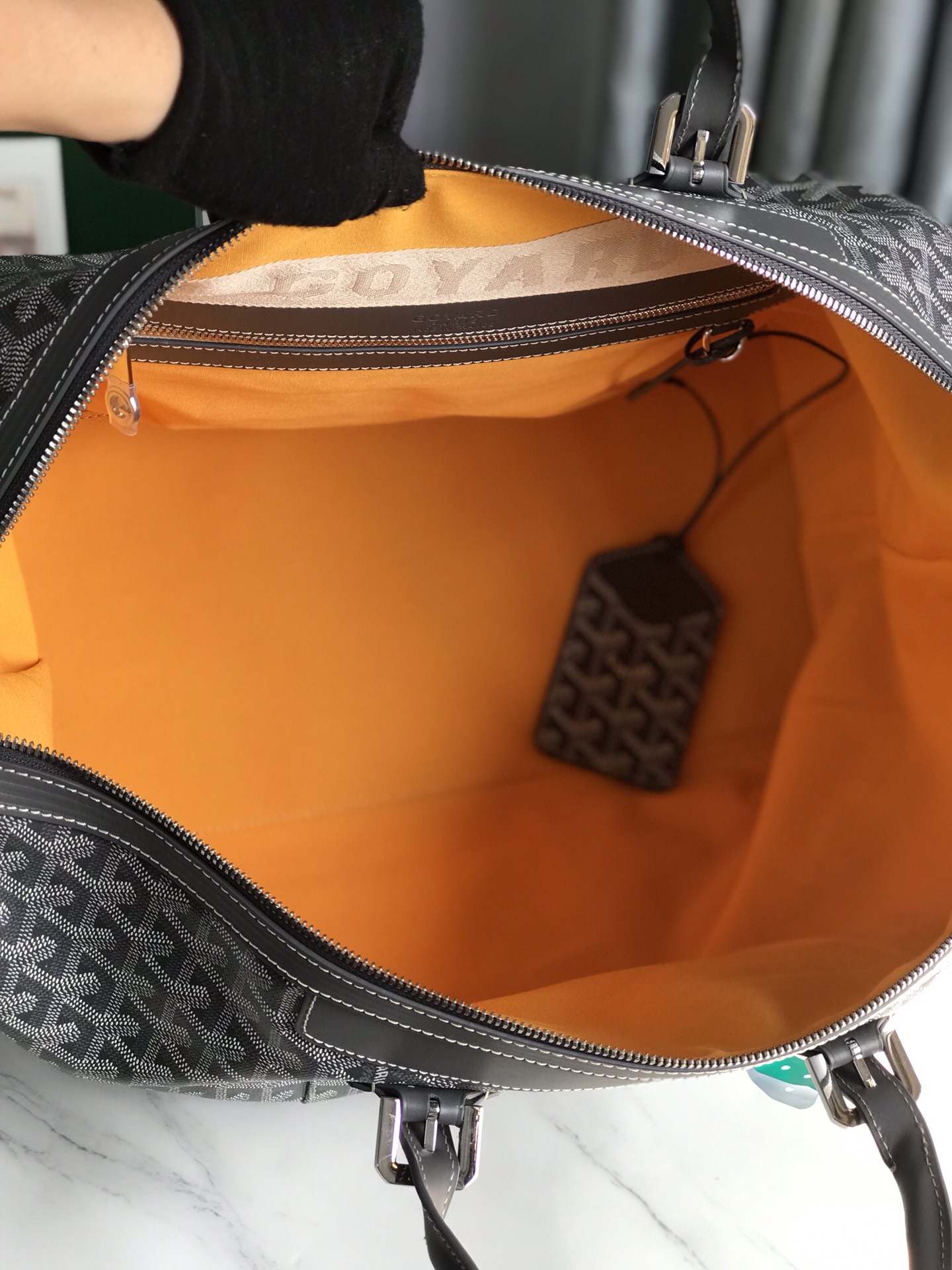 Goyard Boeing 45 Duffle Carry On Travel Bag Weekend Tote Luggage