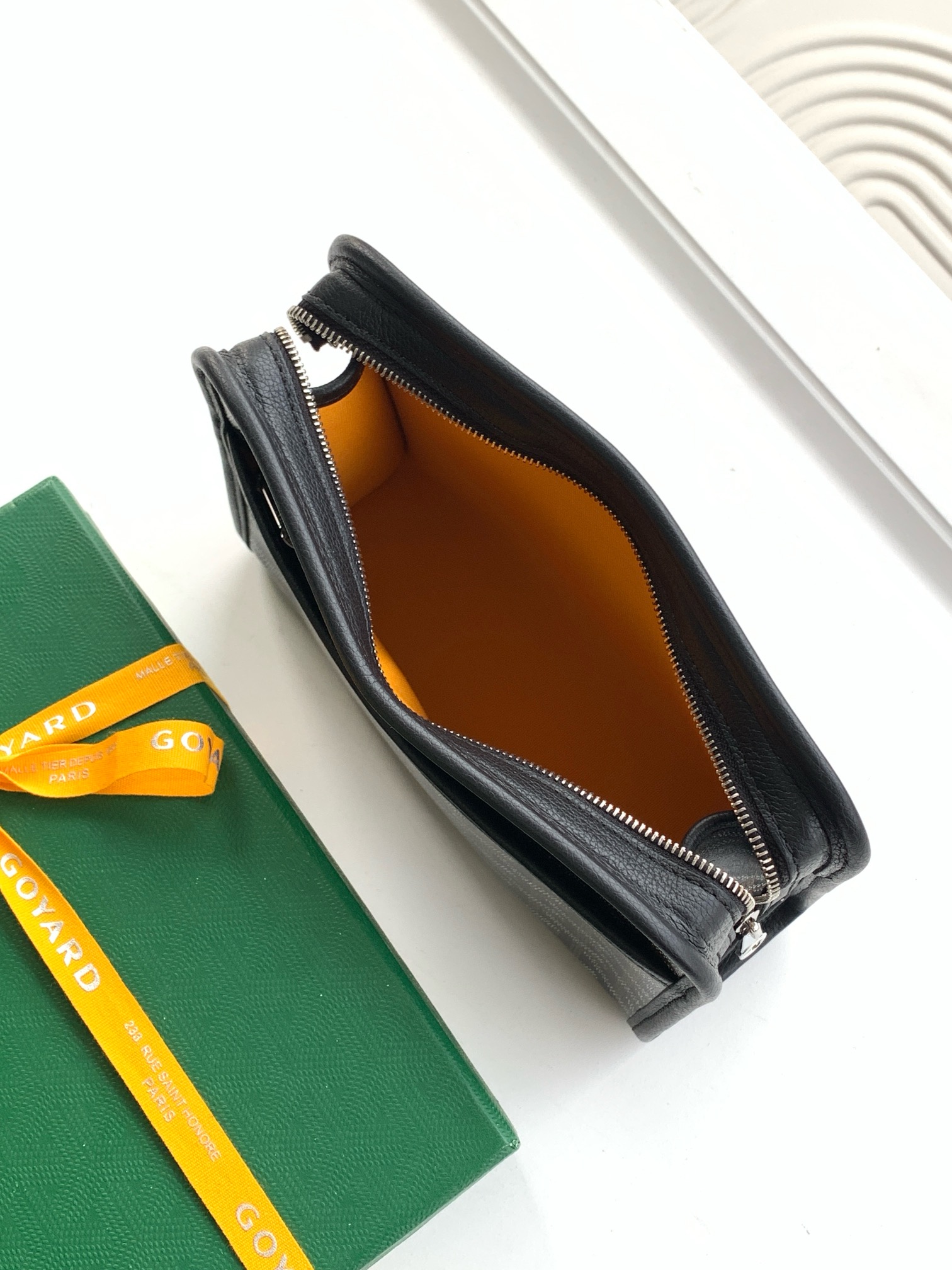 Goyard Jouvence Toiletry Pouch Coated Canvas Black