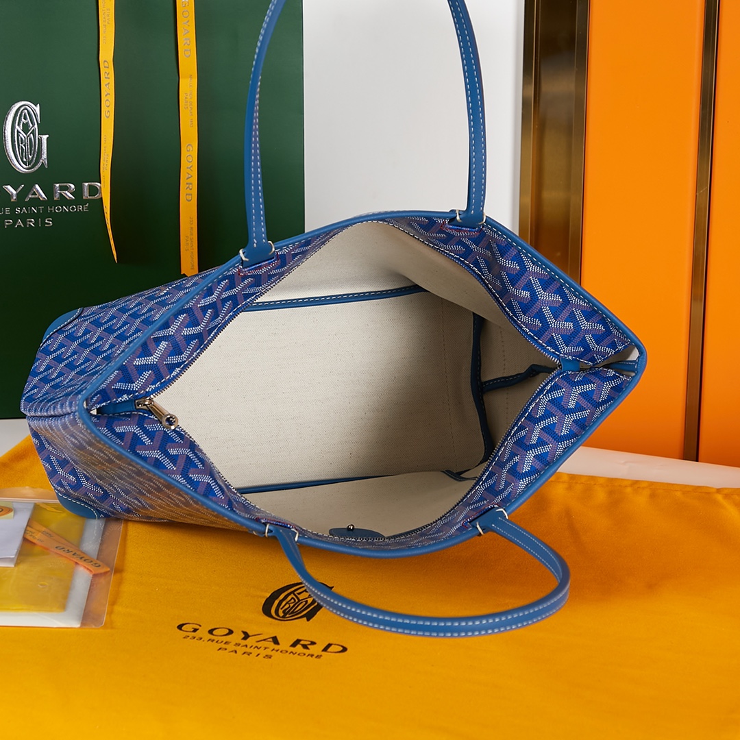 Goyard Artois Tote Coated Canvas PM Blue 1479551