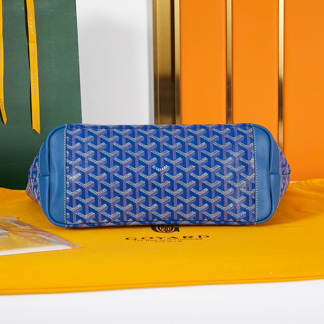 Goyard Artois Tote Coated Canvas PM Blue 1479551