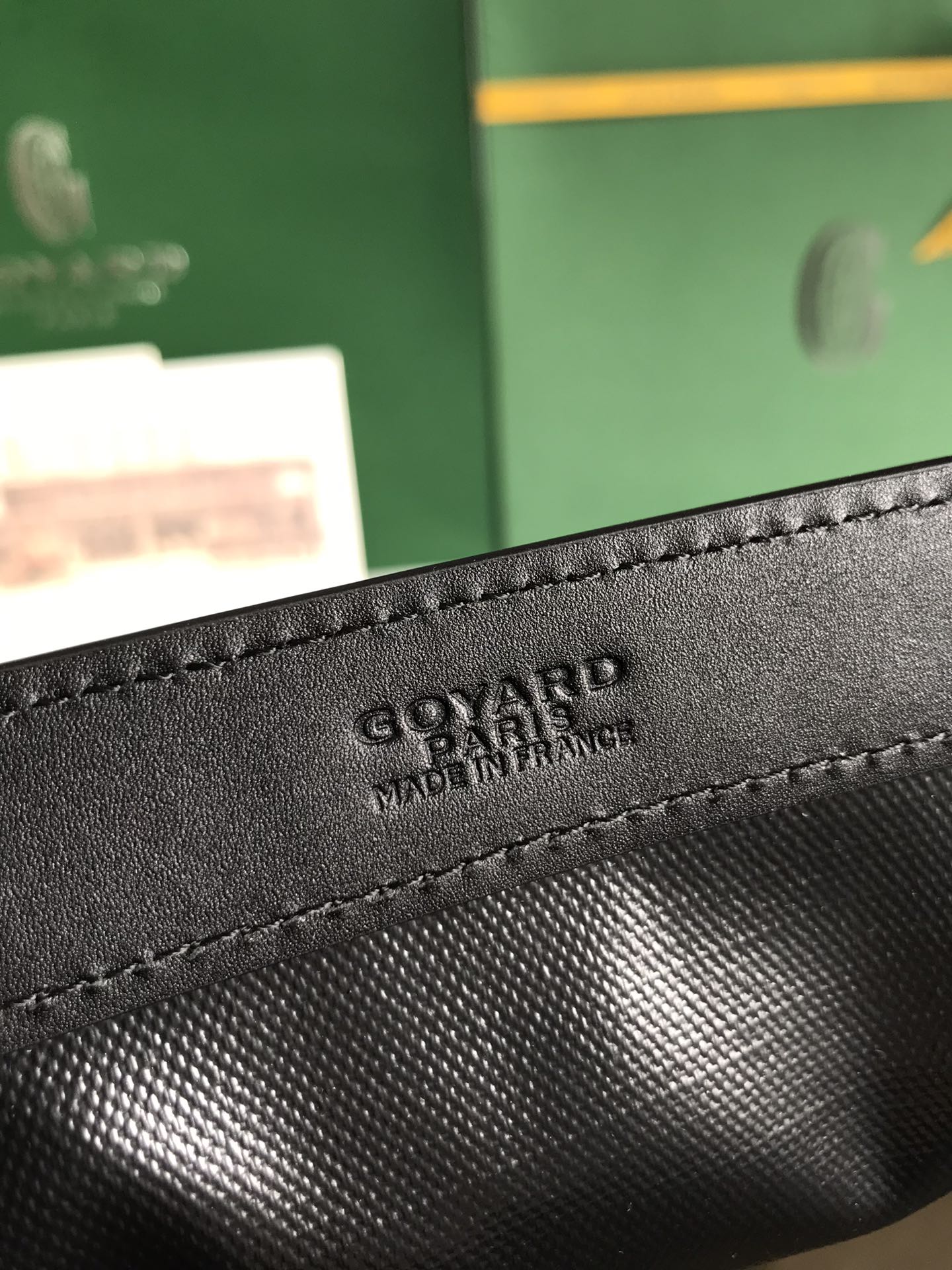 GOYARD Goyardine Bellechasse PM Black 1515291 |