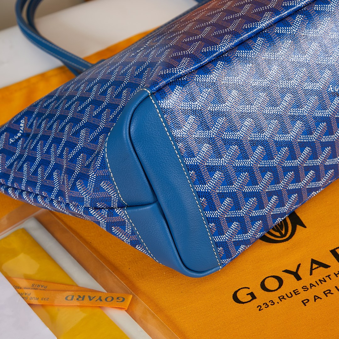 Goyard Artois Tote Coated Canvas PM Blue 1479551