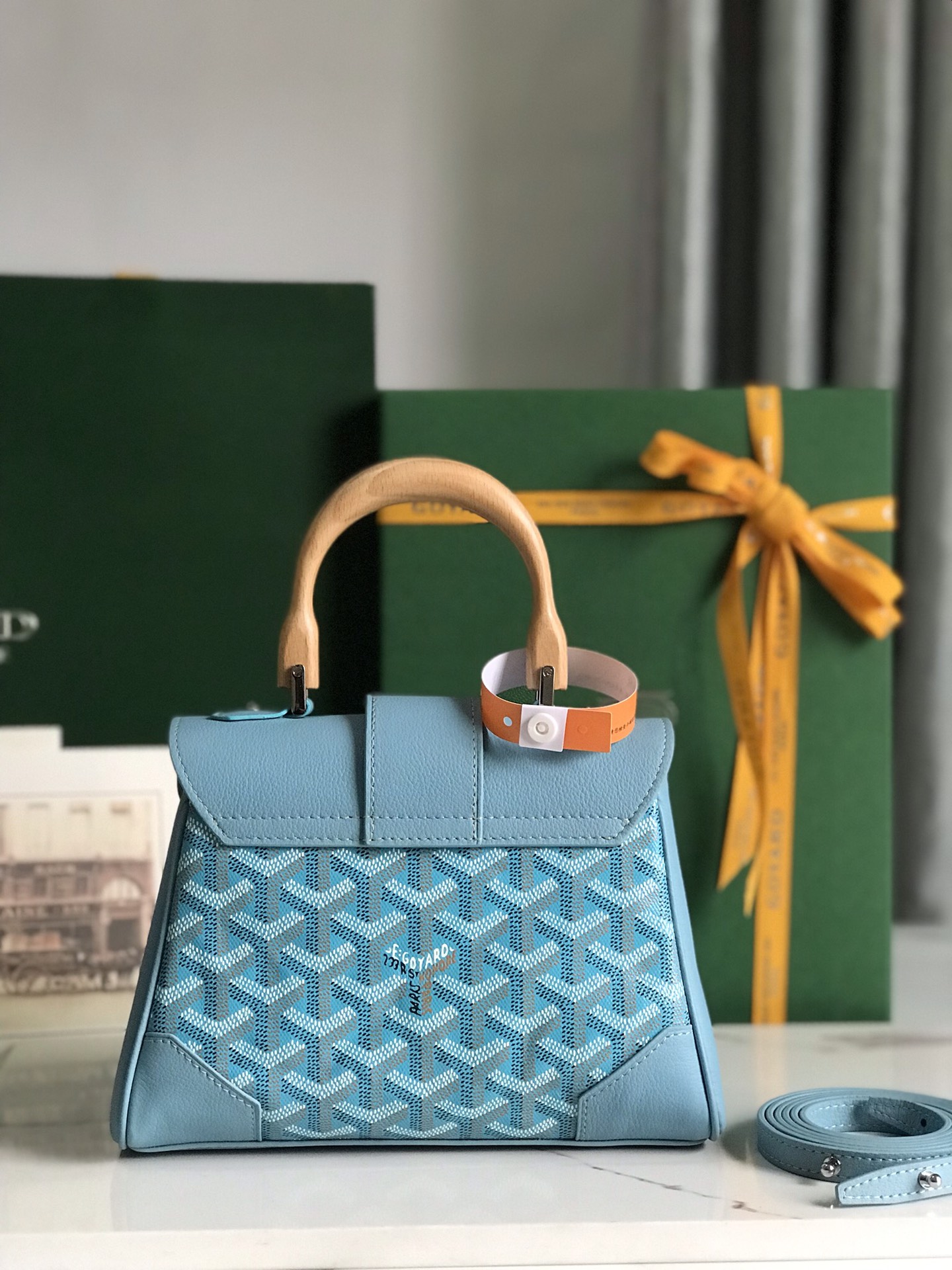 Saïgon cloth handbag Goyard Blue in Cloth - 49129444 MATIGNON  00299