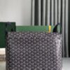 GOYARD Goyardine Capetien Messenger Bag Black 504063