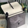 GOYARD Goyardine Capetien Messenger Bag Black 504063