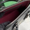 Goyard Black Goyardine Coated Canvas and Leather Vendome Satchel Goyard