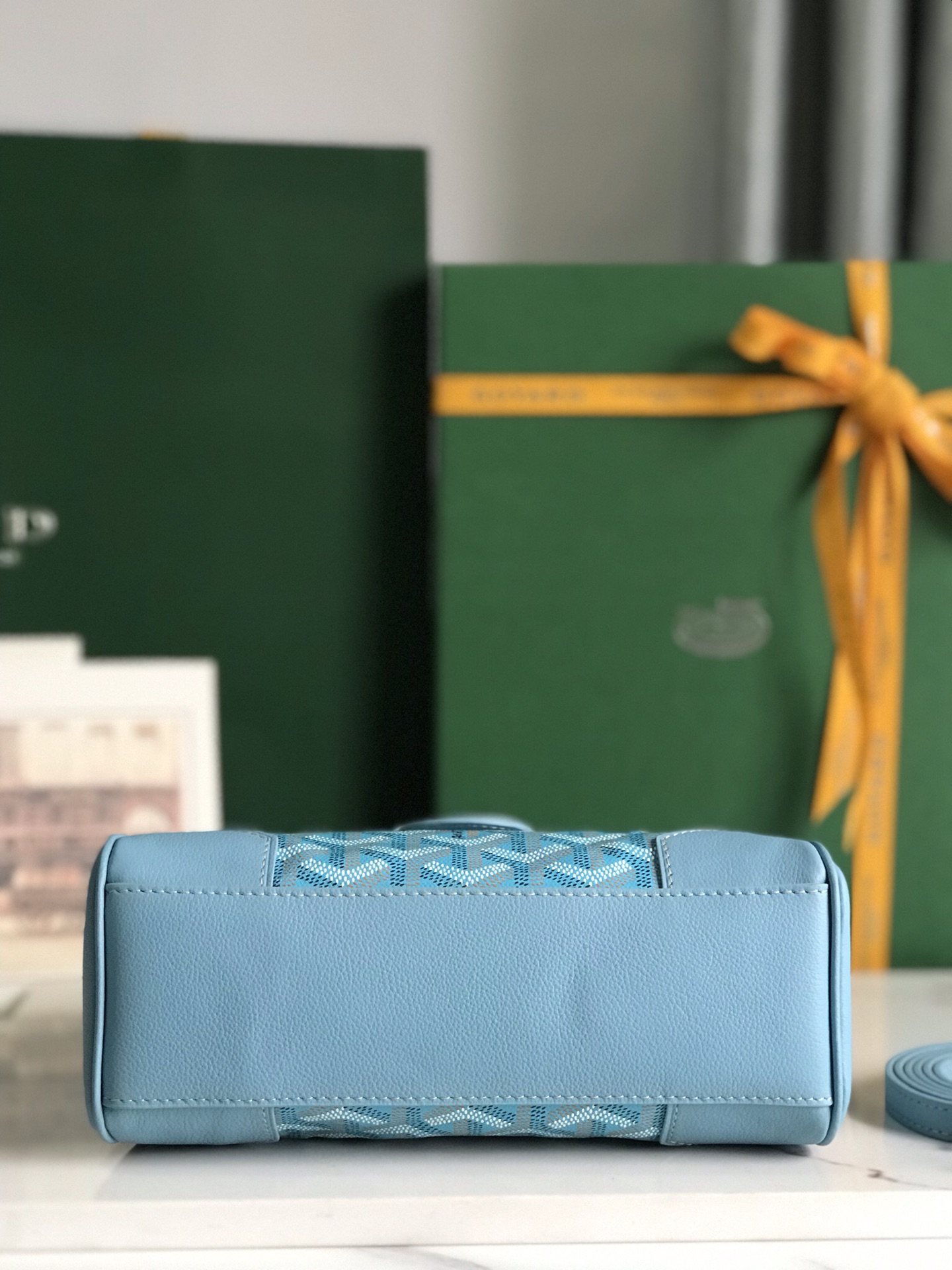 Saïgon cloth handbag Goyard Blue in Cloth - 49129444 MATIGNON  00299