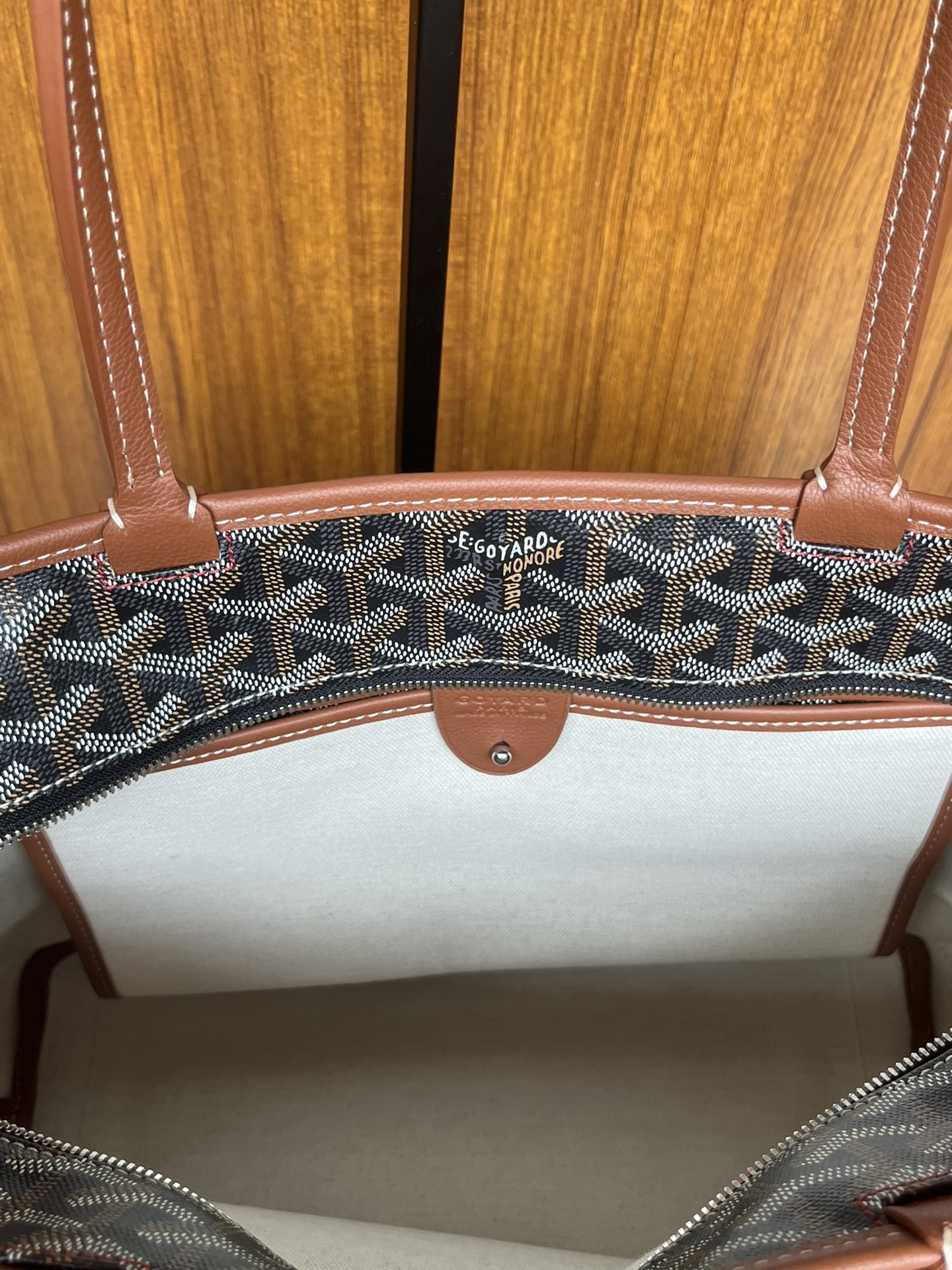 GOYARD Goyardine Artois PM Black Gold 1679216
