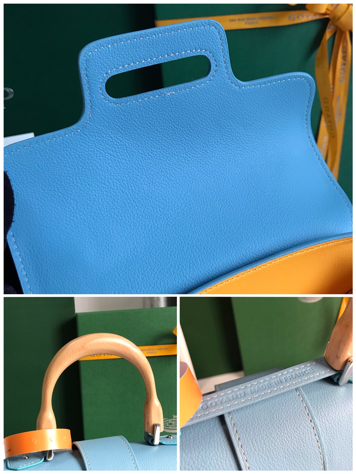 Saïgon cloth handbag Goyard Blue in Cloth - 49129444 MATIGNON  00299