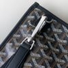 GOYARD Goyardine Calfskin Morvan Document Case black brown