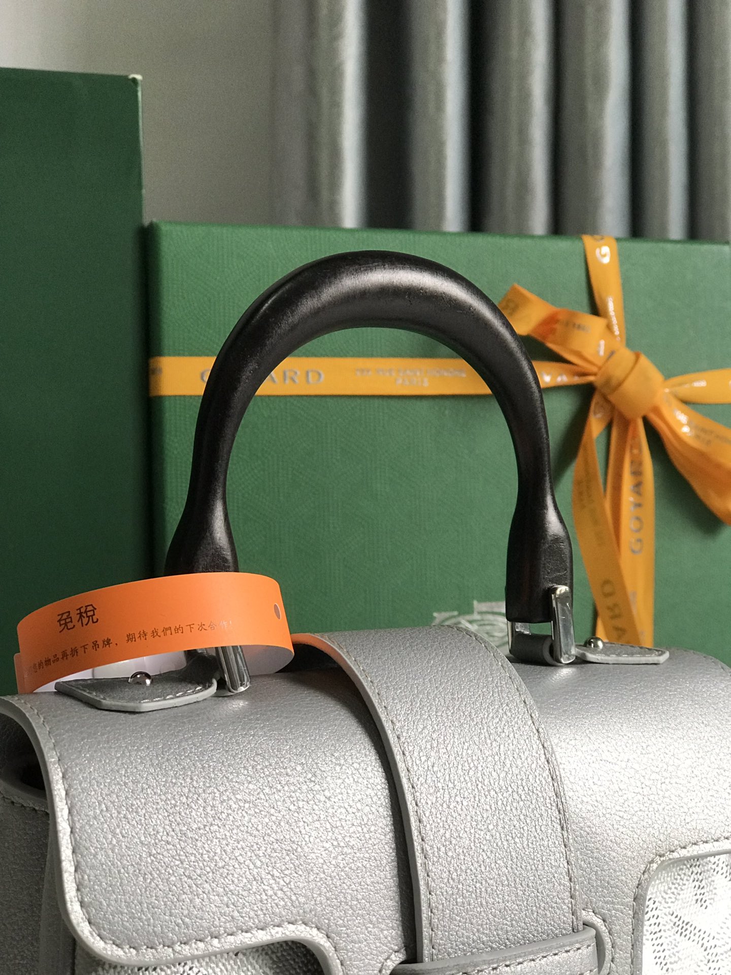 Goyard Leather crossbody bag Goyard Silver in Leather - 26051109