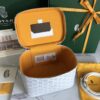 Goyard white Goyardine Muse Vanity Case Cloth Cloth