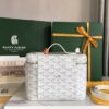 Goyard white Goyardine Muse Vanity Case Cloth Cloth