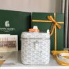 Goyard white Goyardine Muse Vanity Case Cloth Cloth