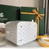 Goyard white Goyardine Muse Vanity Case Cloth Cloth