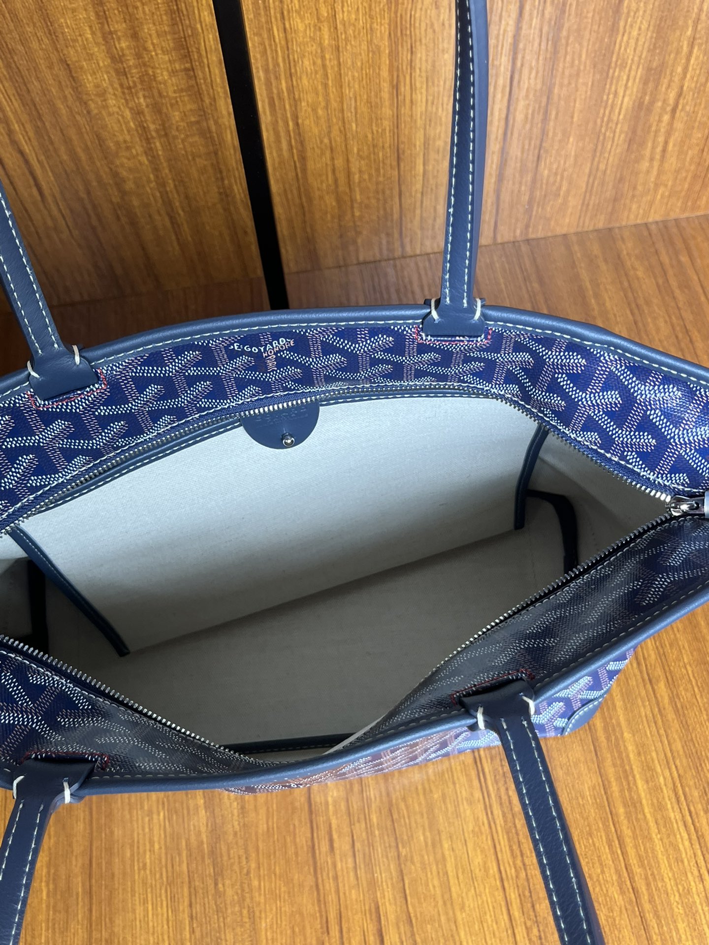 GOYARD Goyardine Artois PM Navy 346855