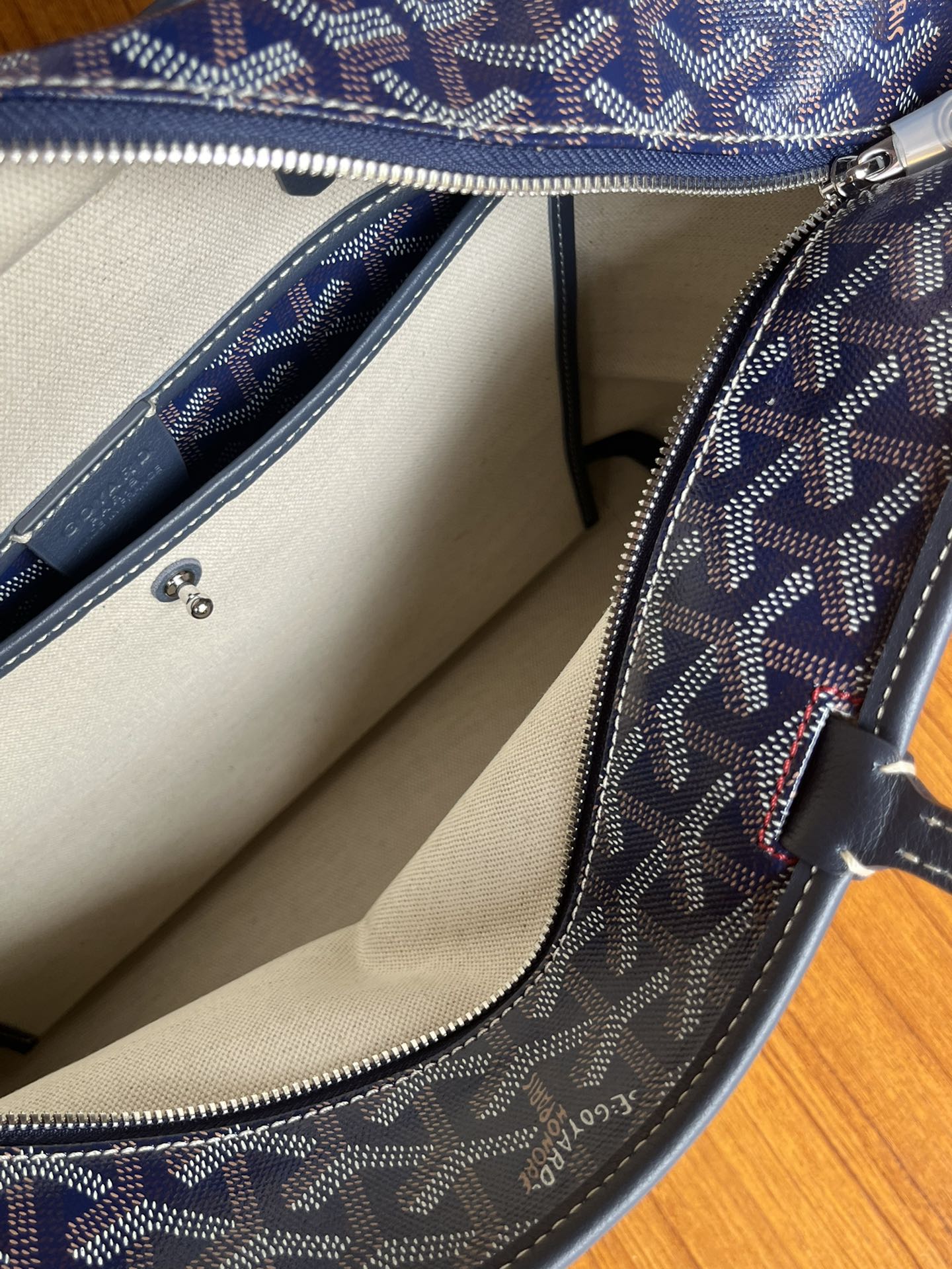 GOYARD Goyardine Artois PM Navy 346855