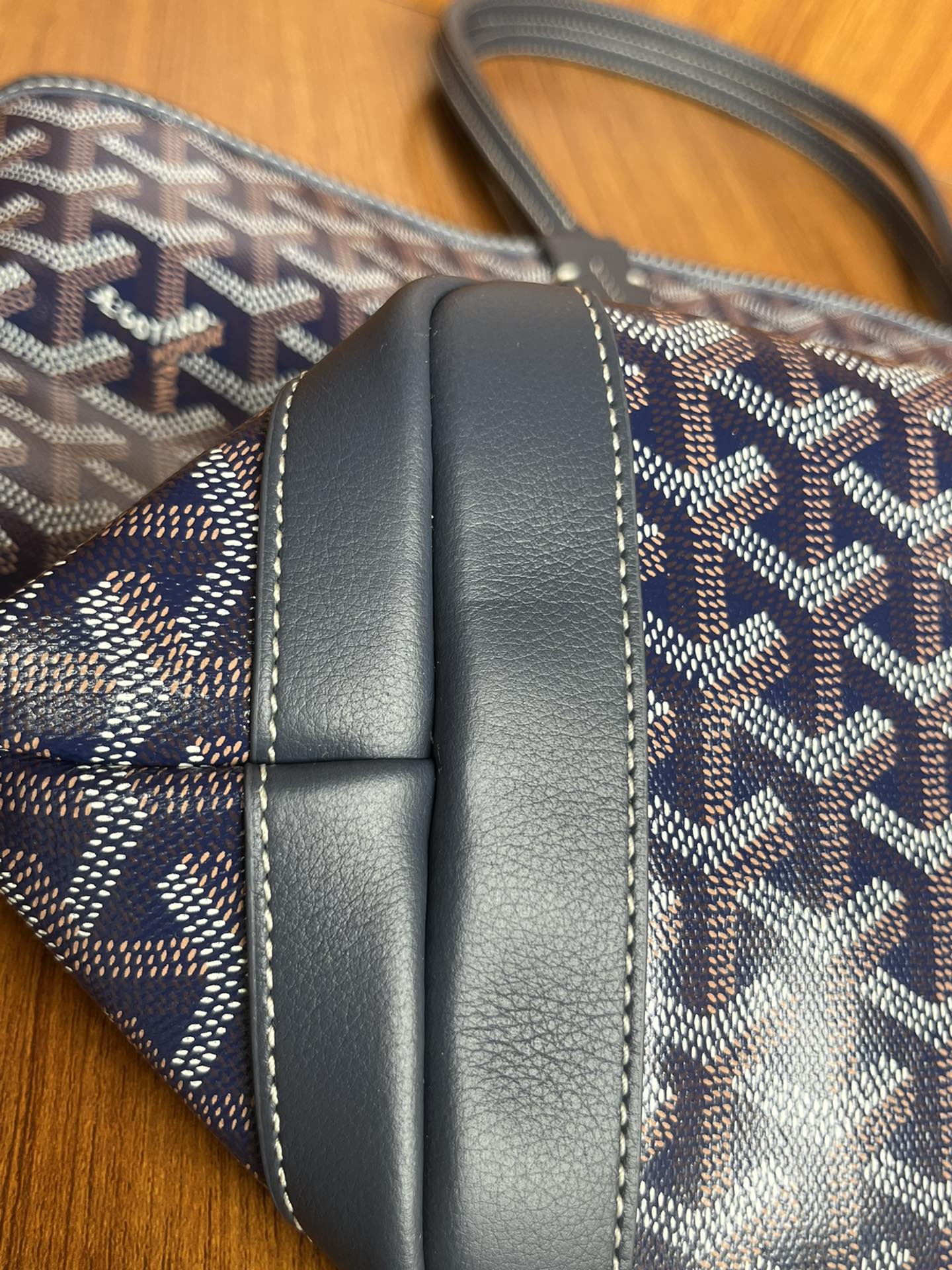 GOYARD Goyardine Artois PM Navy 346855