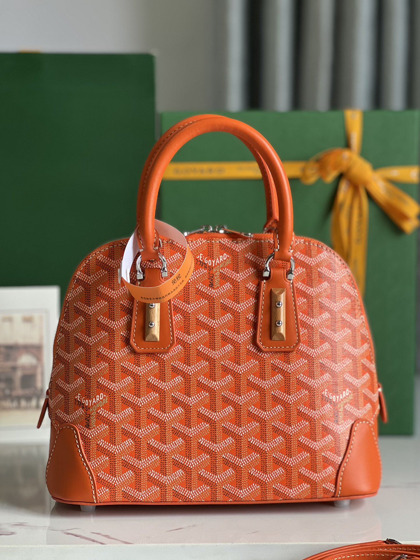 Goyard Women Vendôme Mini Bag-Orange