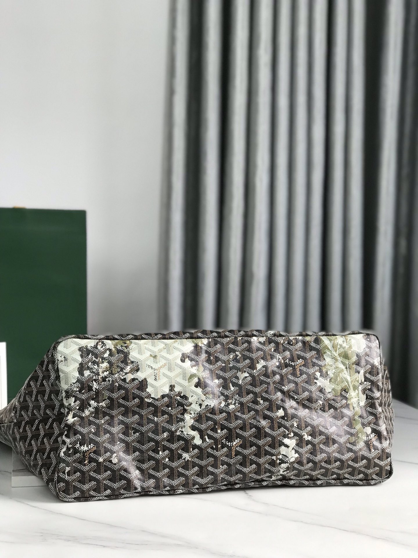 GOYARD Goyardine Saint Louis Canopee GM Khaki 1562907