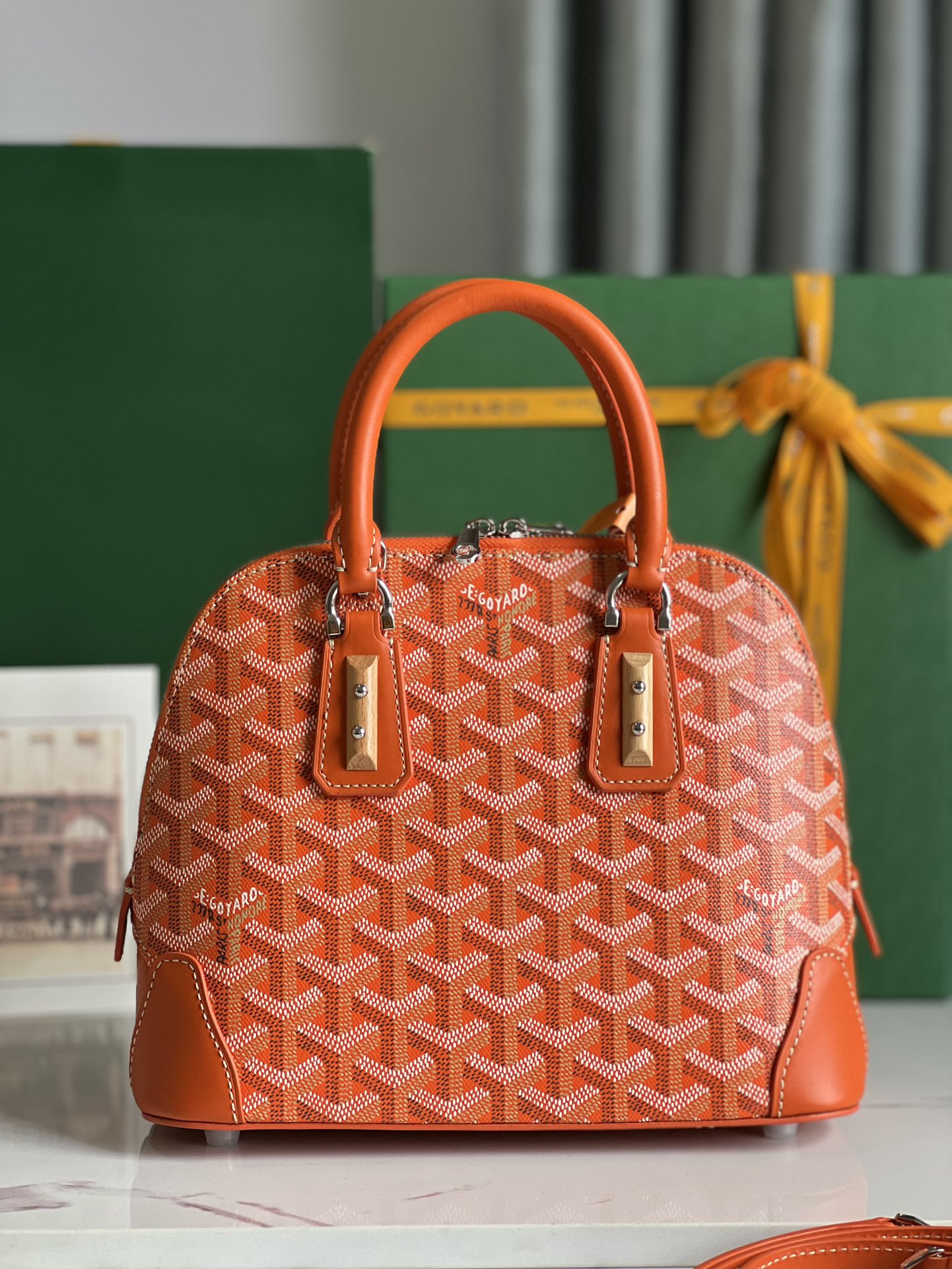 Goyard Women Vendôme Mini Bag-Orange