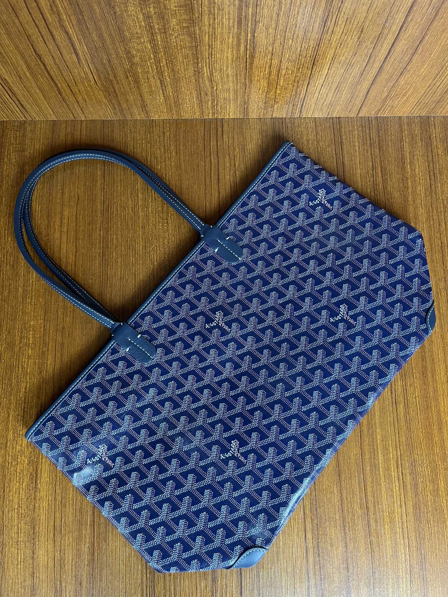 GOYARD Goyardine Artois PM Navy 346855
