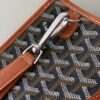 GOYARD Goyardine Calfskin Morvan Document Case brown