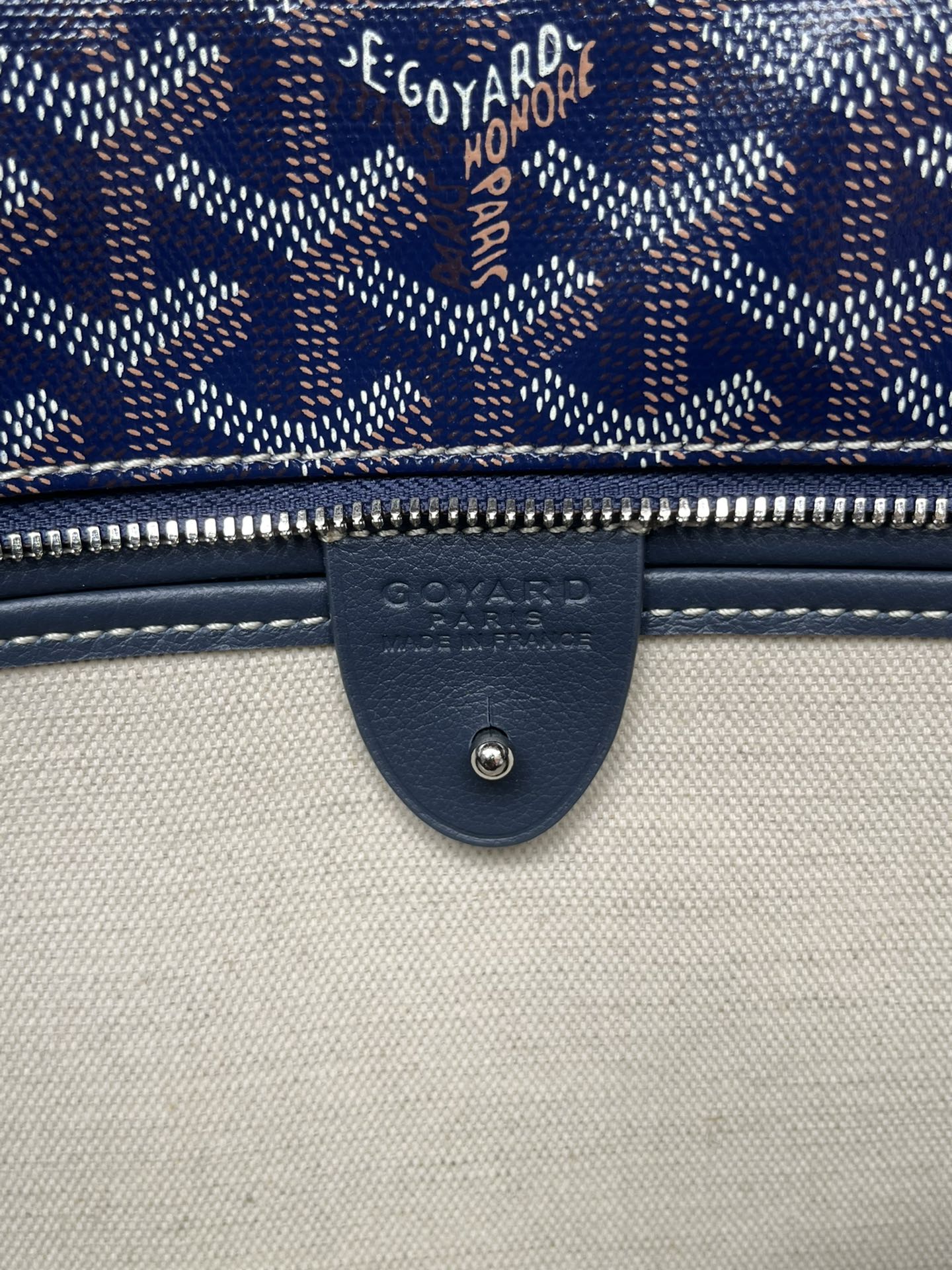 GOYARD Goyardine Artois PM Navy 346855