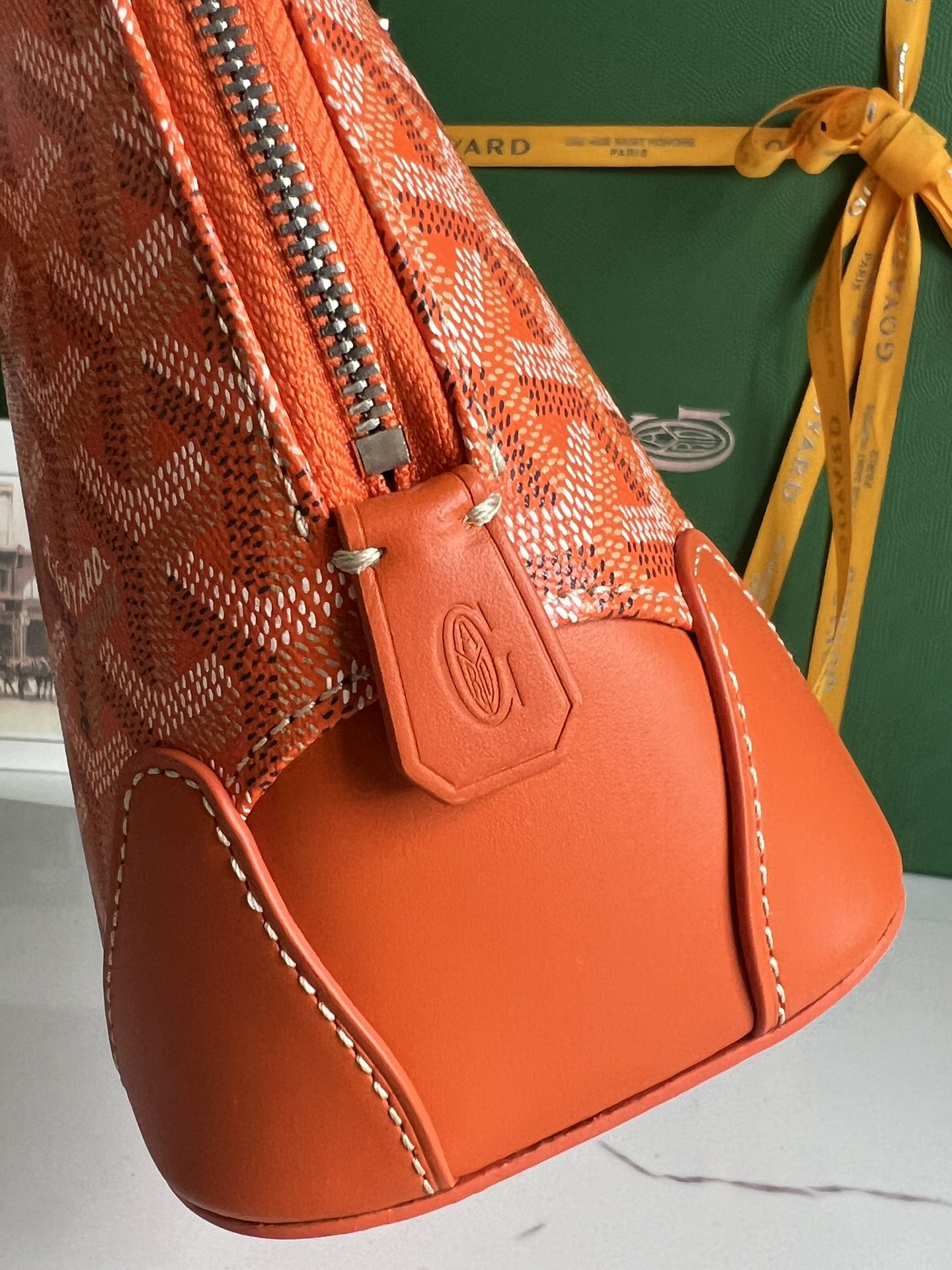 Goyard Women Vendôme Mini Bag-Orange