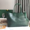Goyard Chien Gris Pet Carrier Tote Coated Canvas bag green