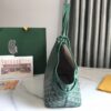 Goyard Chien Gris Pet Carrier Tote Coated Canvas bag green