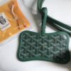 Goyard Chien Gris Pet Carrier Tote Coated Canvas bag green