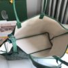 Goyard Chien Gris Pet Carrier Tote Coated Canvas bag green