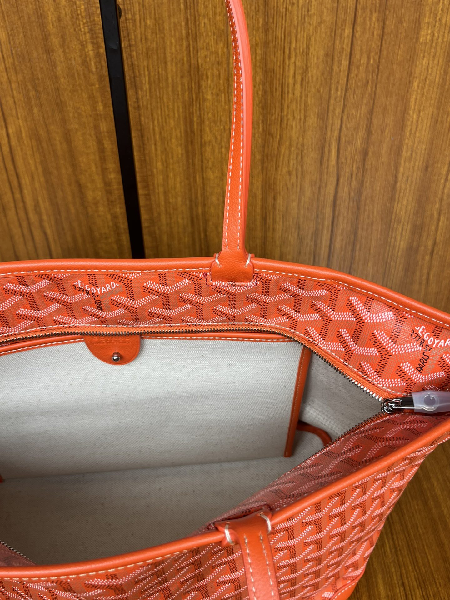 GOYARD Goyardine Artois PM orange 668430 |