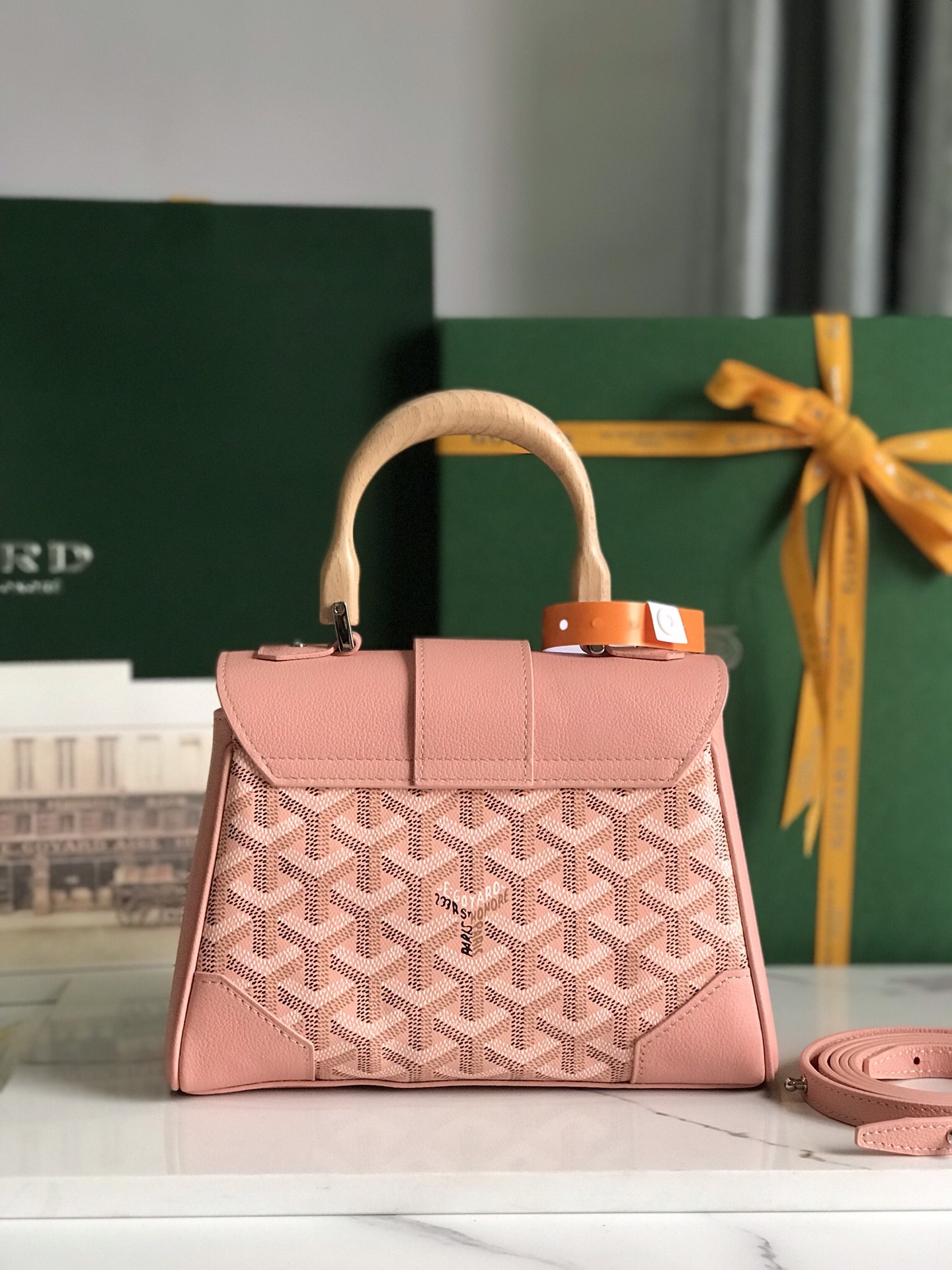 Goyard Saigon Mini Souple Limited Pink Canvas & Calfskin