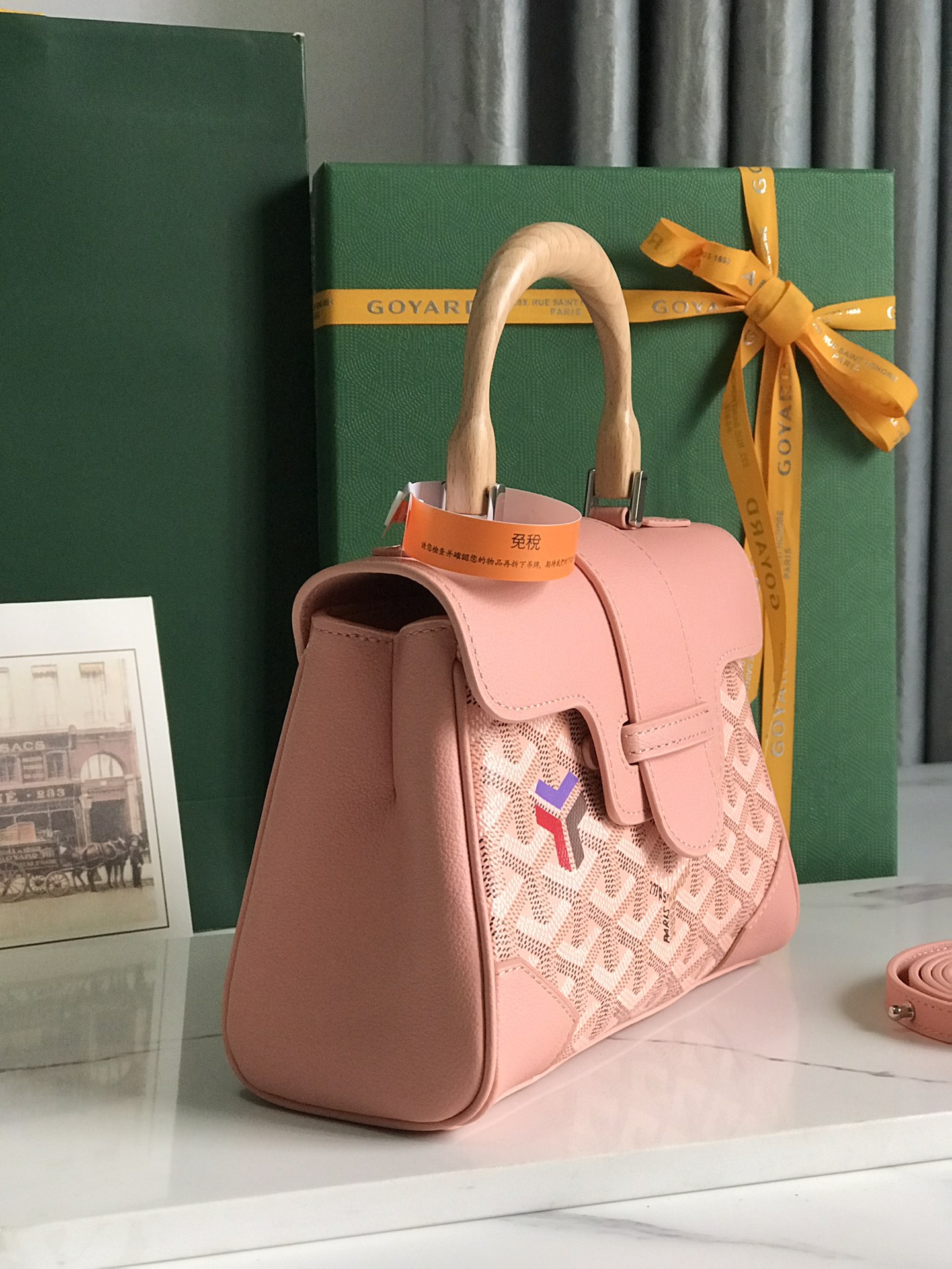 Goyard Saigon Mini Souple Limited Pink Canvas & Calfskin