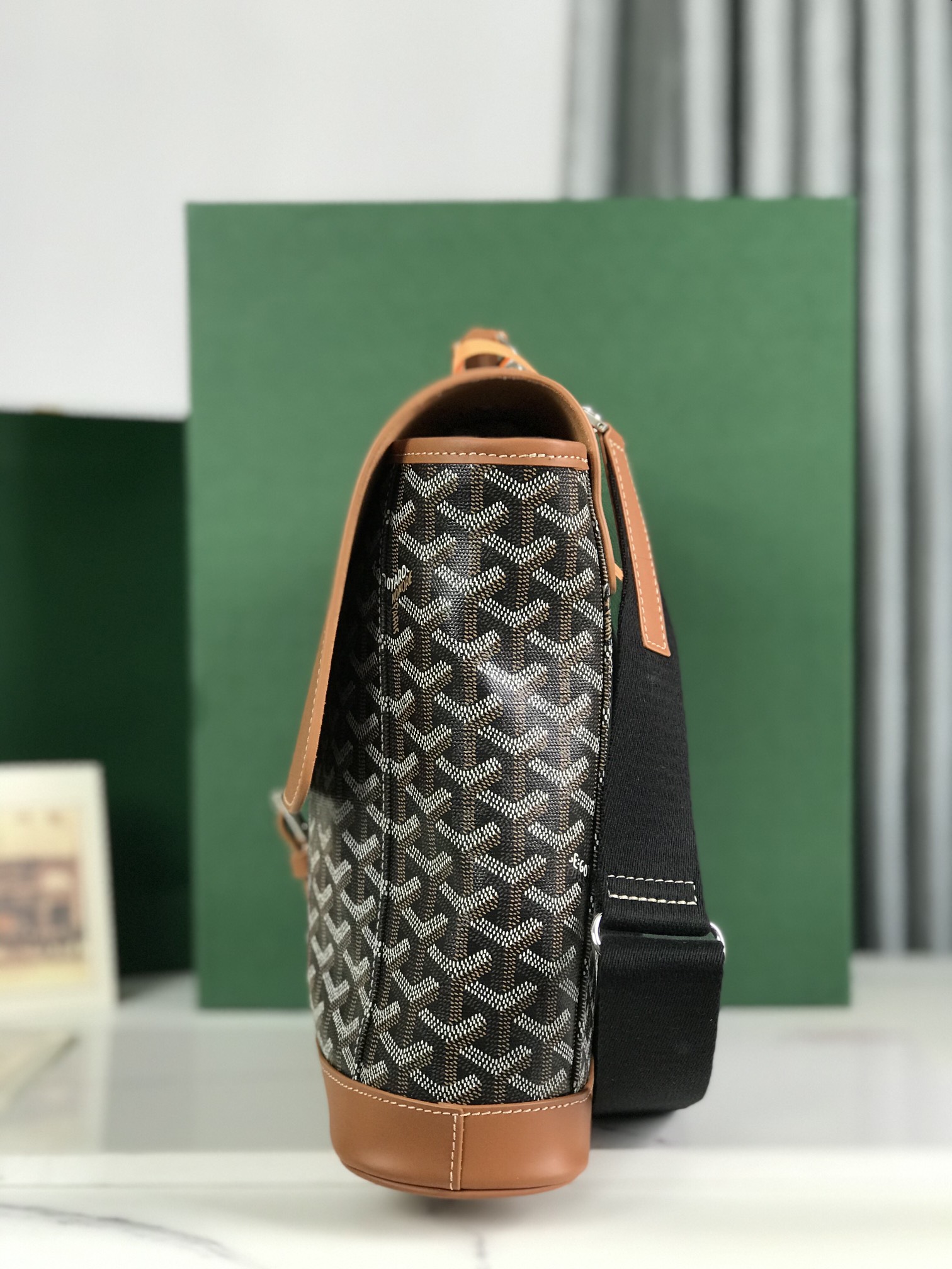 Goyard Pre-Owned 2023 Citadin two-way Bag | Black brown |