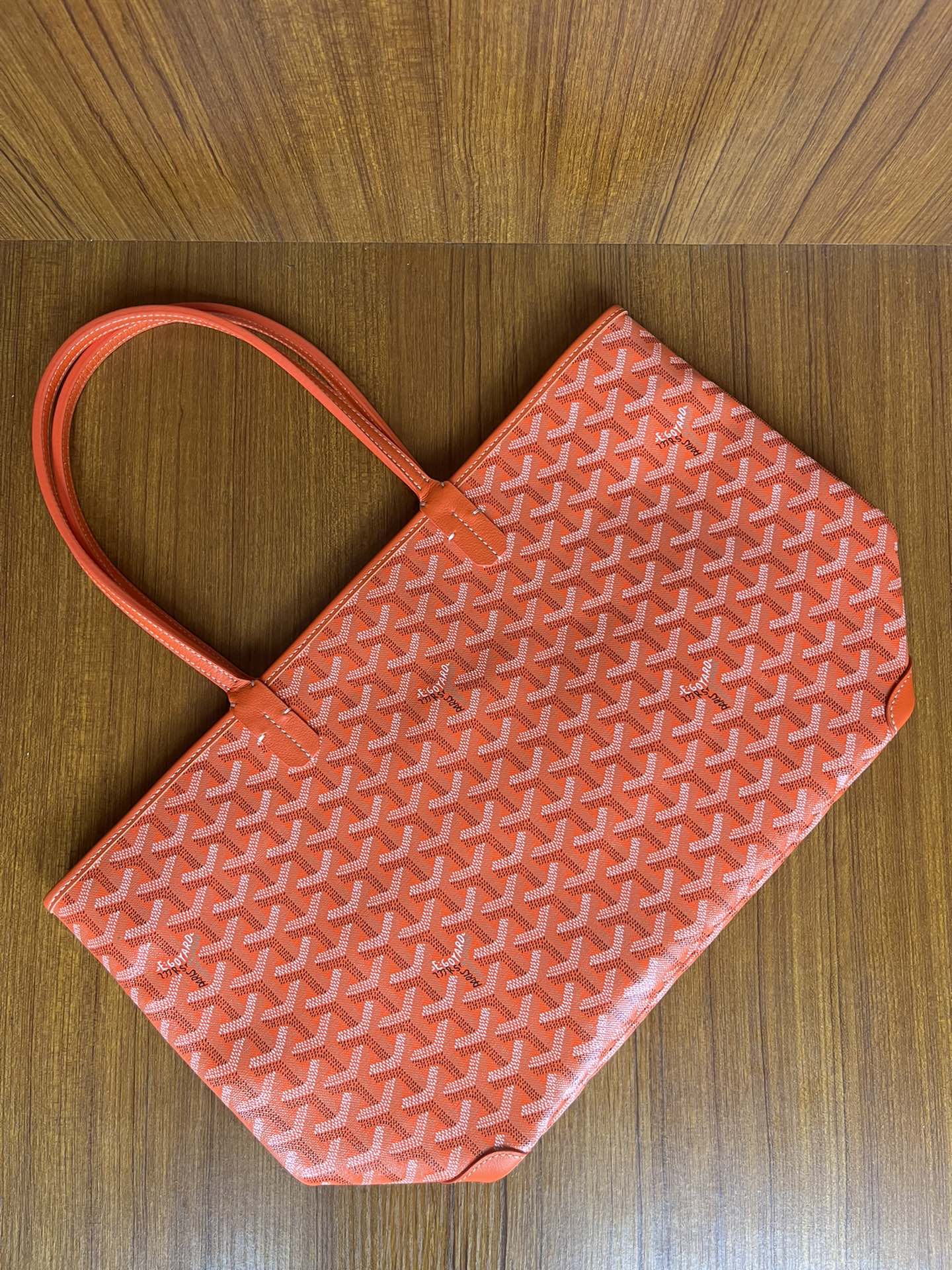GOYARD Goyardine Artois PM orange 668430 |